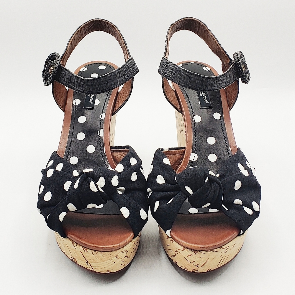Dolce & Gabbana Polka-dot Wedges - Picture 2 of 6